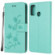 Klopové pouzdro pro Motorola Moto G30 / G10, Butterfly, modré