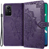 Klopové pouzdro pro Xiaomi Redmi Note 12S, Mandala, fialové