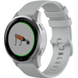 Pasek Silikonowy 18mm do Garmin Vivomove 3S / Vivoactive 4S, Grey