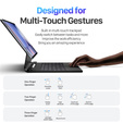 Pouzdro s Bluetooth klávesnicí Dux Ducis pro Samsung Galaxy Tab S10 Ultra / S9 Ultra / S8 Ultra
