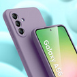 Pouzdro pro Samsung Galaxy A56 5G, Silicone Lite, fialové