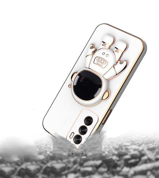 Pouzdro pro Oppo Reno 12, Astronaut, bílé
