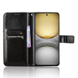 Klopové pouzdro pro Realme 14X / Realme C75, Crazy Horse Wallet, černé