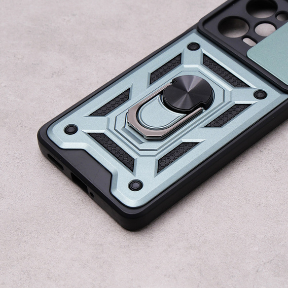 Pouzdro pro Xiaomi Poco X5 Pro 5G, CamShield Slide, zelený