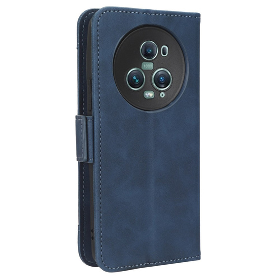 Klopové pouzdro pro Honor Magic 5 Pro 5G, Card Slot, námořnicky modré