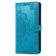 Klopové pouzdro pro Infinix Hot 40i, Mandala, modré