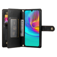 Klopové pouzdro pro Samsung Galaxy A36 5G, Wallet Zipper Pocket, černé