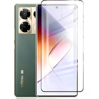 3D tvrzené sklo pro Infinix Note 40 Pro, černý rámeček