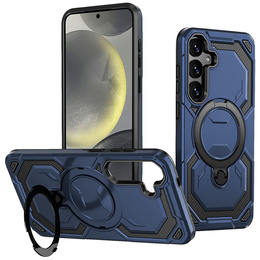 Magnetické pouzdro s podstavcem pro Samsung Galaxy A57 5G, modré