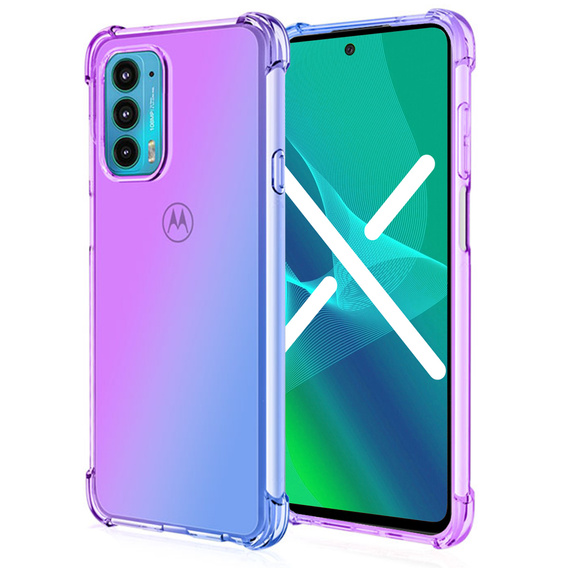 Pouzdro pro Motorola Moto Edge 30, Gradient Dropproof, modré