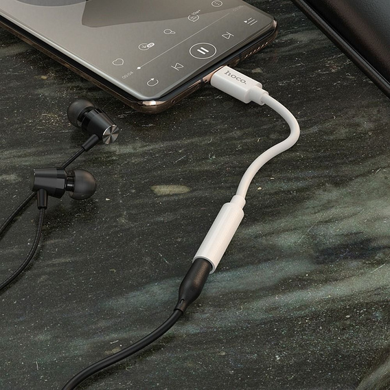 Adaptér AUX USB C na Jack 3,5 mm Hoco LS30