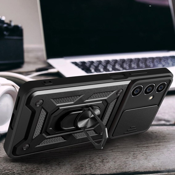 Pouzdro pro Samsung Galaxy A05s, CamShield Slide, černé