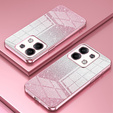 Pouzdro pro Xiaomi Redmi Note 13 5G, Glitter Case CamShield, růžové