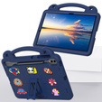 Dětské pouzdro pro Samsung Galaxy Tab S10+ Plus, Cute Patterns, se stojánkem, námořnicky modré