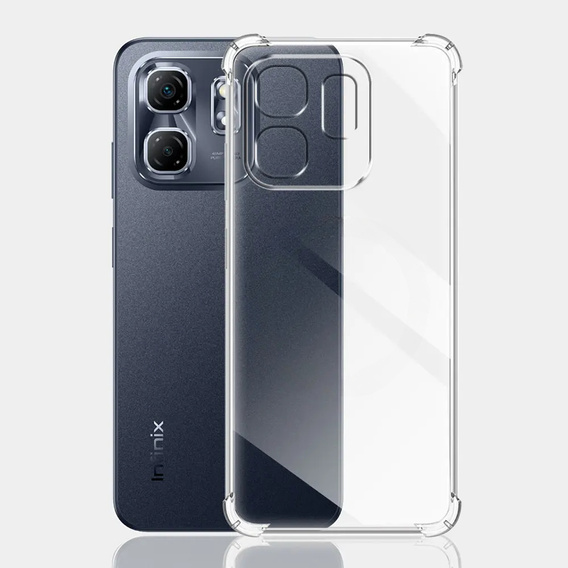 Pouzdro pro Infinix Hot 50i 4G, Dropproof, průhledné