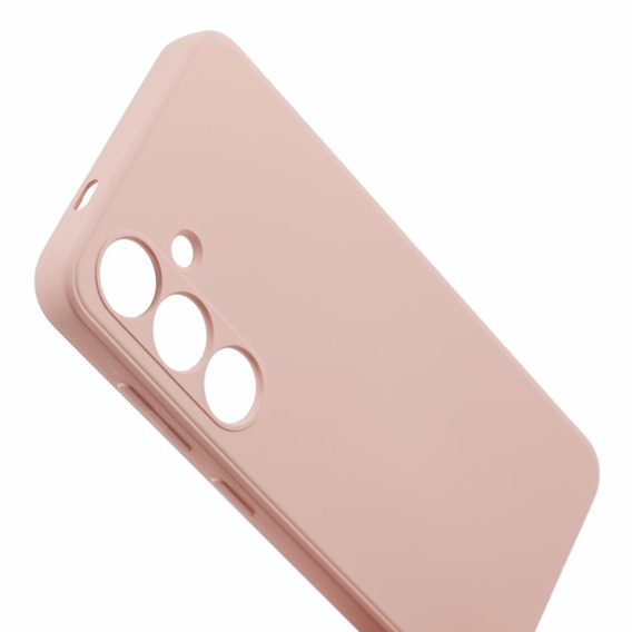 Pouzdro pro Samsung Galaxy S24+ Plus, Silicone Lite, růžové