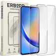 2x tvrzené sklo pro Samsung Galaxy A34 5G, ERBORD 9H Hard Glass na displeji