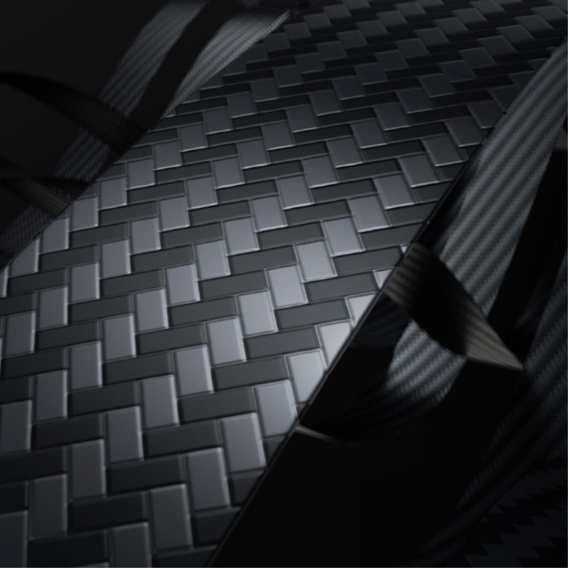 Pouzdro BENKS Kevlar pro iPhone 15 Plus, Carbon Fiber, černé