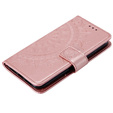 Klopové pouzdro pro Motorola Moto G71 5G, Mandala, modré