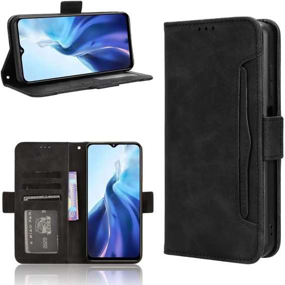 Klopové pouzdro pro Realme Note 70T 4G, Card Slot, černé