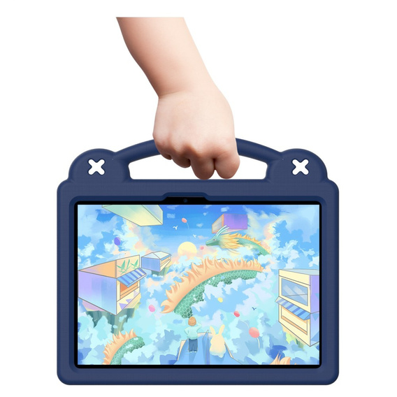 Dětské pouzdro pro Xiaomi Pad 7 / 7 Pro, Cute Patterns, se stojánkem, námořnicky modré