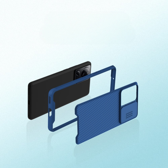 Pouzdro pro Xiaomi 13 Lite, obrněné Nillkin, CamShield Pro, modré