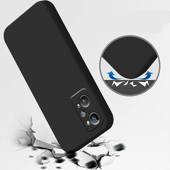 Pouzdro pro Realme GT 2 5G / GT Neo 2 / GT Neo 3T, Silicone Lite, černé