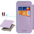 Dux Ducis pouzdro pro iPhone 17 Pro, Skin X Pro, s klopou, pro MagSafe, fialové