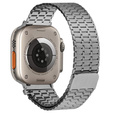 Ocelový náramek pro Apple Watch 1/2/3/4/5/6/7/8/SE/ULTRA 42/44/45/49 MM - šedý