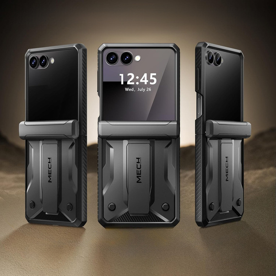 Pouzdro Tongate MECH s MagSafe pro Samsung Galaxy Z Flip7 FE / Z Flip6, zelené