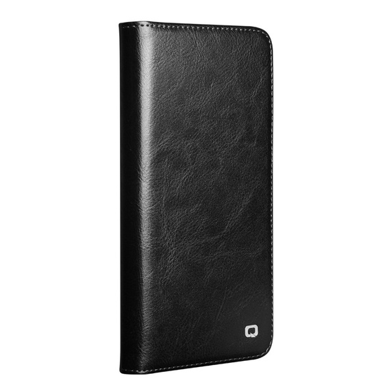 Flipové pouzdro pro Samsung Galaxy S25 FE, QIALINO Leather Wallet, černé