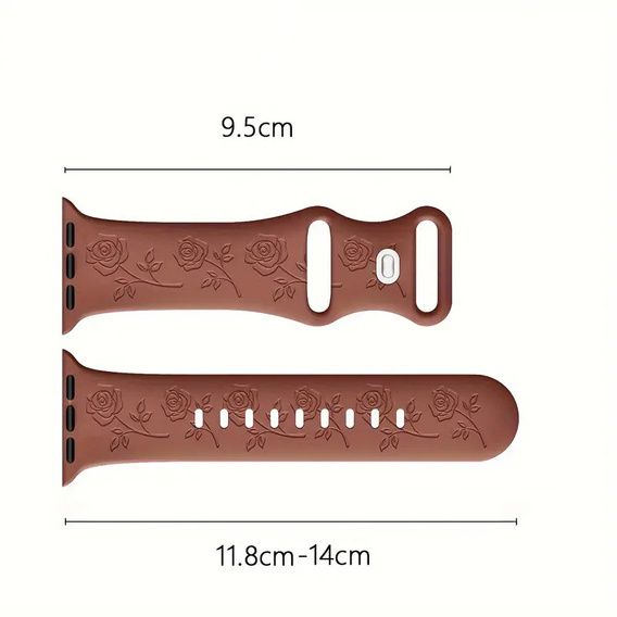 Silikonový řemínek pro Apple Watch 1/2/3/4/5/6/7/8/9/SE 38/40/41/mm