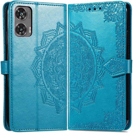 Klopové pouzdro pro Motorola Moto G85, Mandala, modré