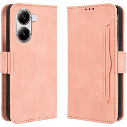 Klopové pouzdro pro Xiaomi Poco X7 Pro 5G, Card Slot, růžové