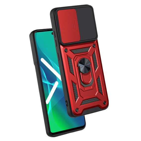 Pouzdro pro Oppo Reno 6 5G, CamShield Slide, červené