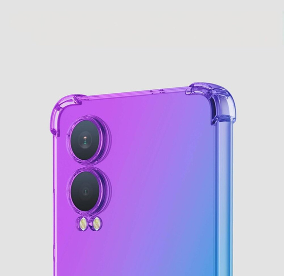 Pouzdro pro OnePlus Nord CE4 Lite, Gradient Dropproof, Fialová / modrá