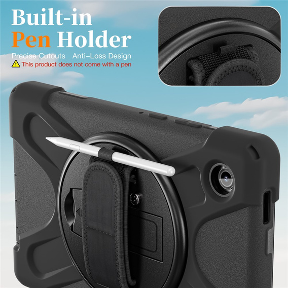 Pevné pouzdro s podstavcem a ramenním popruhem pro Samsung Galaxy Tab A11