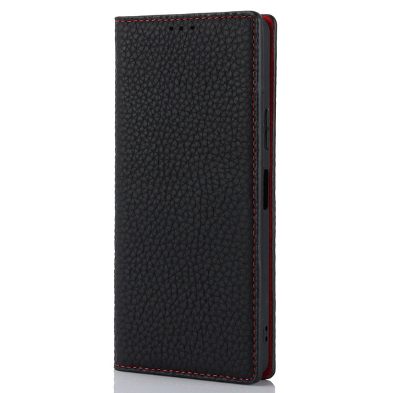 Klopové pouzdro pro Sony Xperia 10 V, Litchi Skin Grain, černé