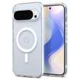 Spigen Ultra Hybrid MagSafe pouzdro pro Google Pixel 10 Pro XL, čiré/bílé