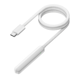 Magnetický kabel pro nabíjení USB-C pro Apple Pencil (2. generace), bílý