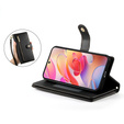 Klopové pouzdro pro Samsung Galaxy A56 5G, Wallet Zipper Pocket, černé