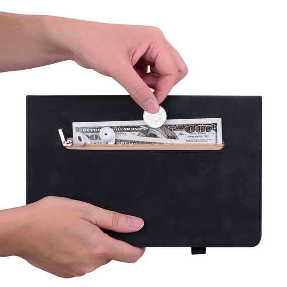 Pouzdro pro Lenovo Tab P11 Gen 2, Wallet Pen Slot, černé