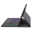 Pouzdro s podsvícenou bluetooth touchpad klávesnicí pro iPad 10.9" 2022 (10 gen.), černé