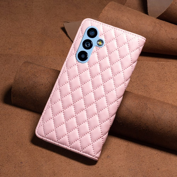 Klopové pouzdro pro Samsung Galaxy A54 5G, Wallet, BINFEN COLOR, růžové