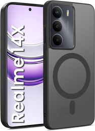 Pouzdro pro Realme 14X / Realme C75, pro MagSafe, ERBORD Matt Case, černý