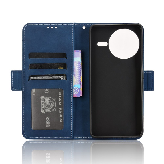 Klopové pouzdro pro Xiaomi Poco F7 Pro, Card Slot, námořnicky modré
