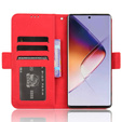 Klopové pouzdro pro Infinix Note 40 Pro Plus, Card Slot, červené