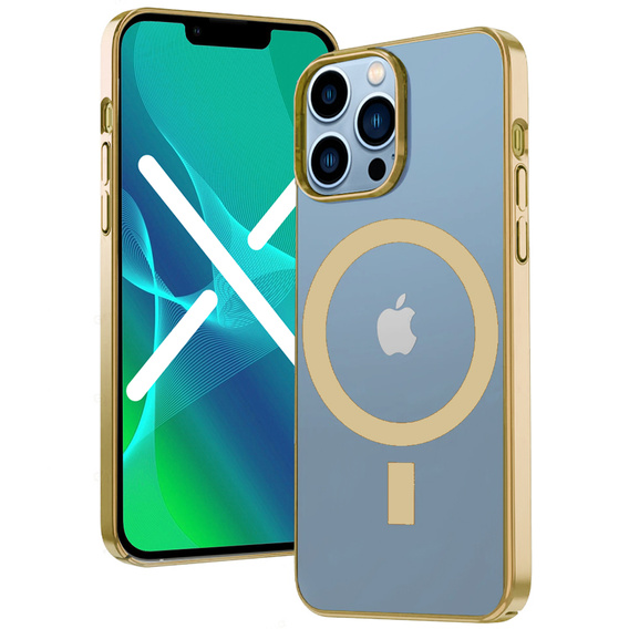 Pouzdro pro iPhone 13 Pro, ERBORD Hybrid MagSafe Case, modré