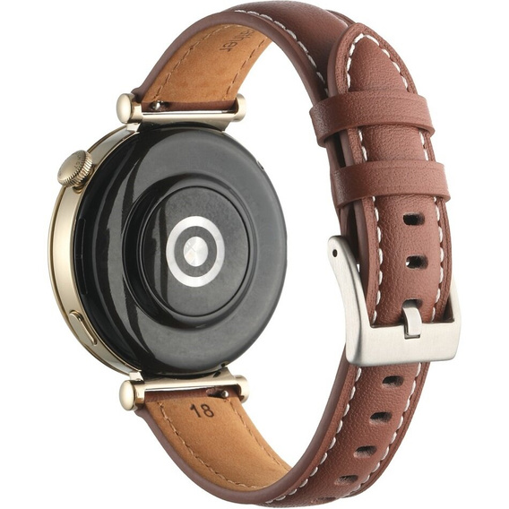 Řemínek z přírodní kůže pro hodinky s šířkou uchycení 18 mm