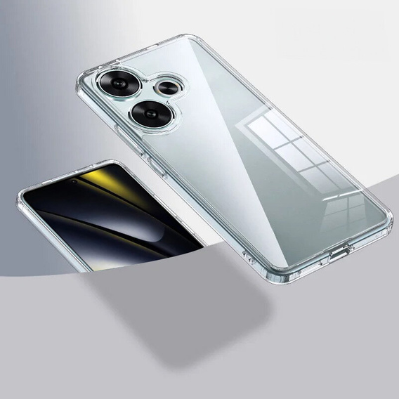 Pouzdro pro Xiaomi Poco F6, Fusion Hybrid, průhledné